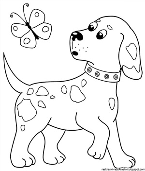 Собачка детский рисунок
