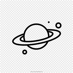 Сатурн маленький рисунок