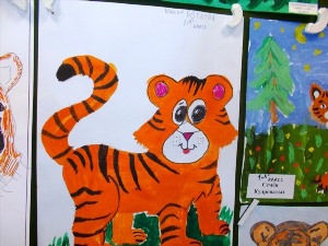 Рисунок день тигра