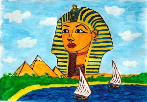 Рисунок на тему египет