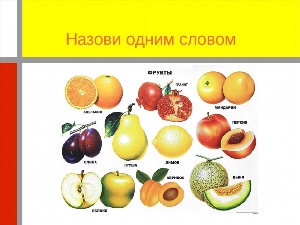 Плакат фрукты