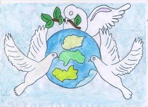 Рисунок на тему день мира