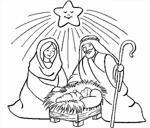 Рисунки раскраски на рождество христово