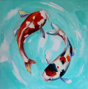 Рисунок рыбы гуашью