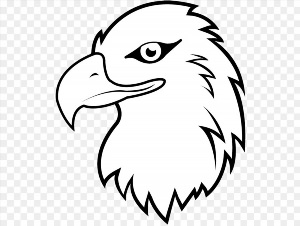 Легкий рисунок орел