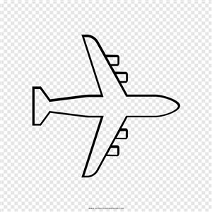 Легкий рисунок самолет