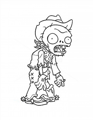 Детский рисунок зомби
