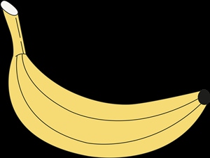 Рисунок банана простой