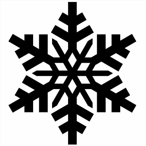Снежинка векторный рисунок