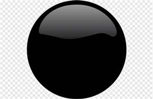 Смайлики черные круг