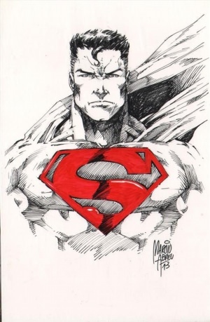 Супермен рисунок арт