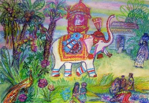 Рисунок на тему древняя индия