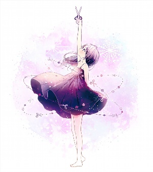Рисунки балерины аниме