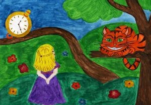 Алиса детские рисунки