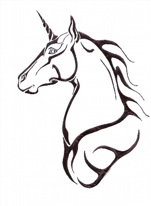 Рисунок тату лошадь