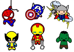 Маленькие супергерои рисунки