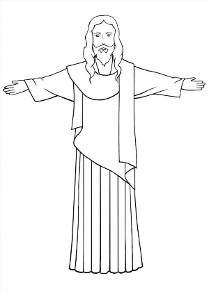 Простые рисунки христа