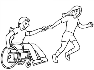 Рисунок на тему инвалиды