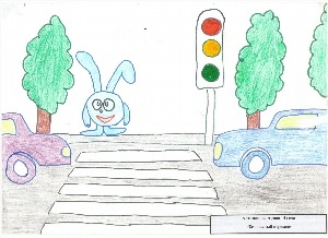 Легкий рисунок правила дорожного движения
