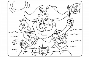 Детские рисунки пиратов