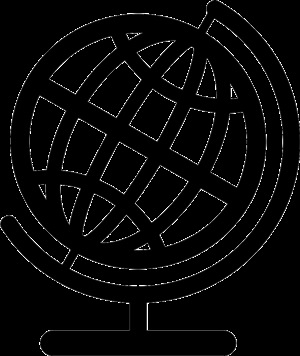 Глобус векторный рисунок