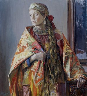 Русский костюм в живописи