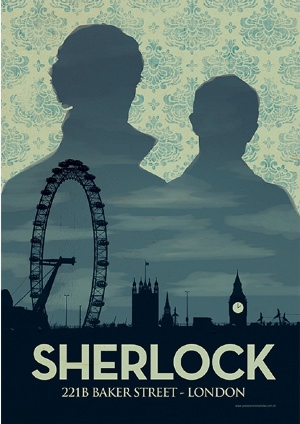 Шерлок постер
