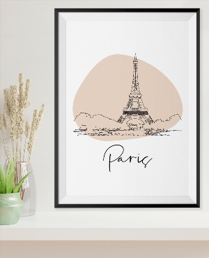 Париж постер