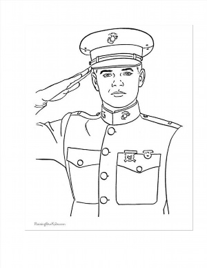 Легкий рисунок солдата