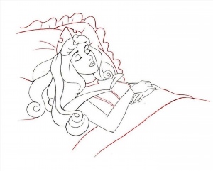 Рисунок на тему спящая царевна