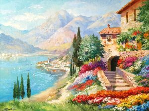 Живопись италия пейзаж