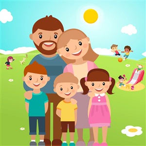 Иллюстрация семья