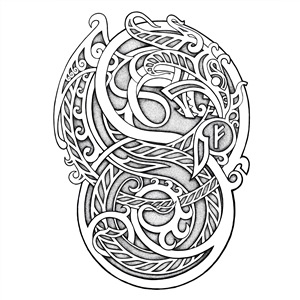 Кельтский рисунок тату