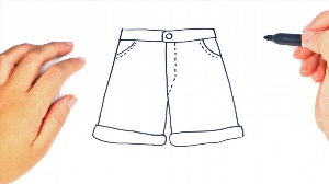 Как нарисовать шорты
