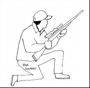 Как нарисовать охотника