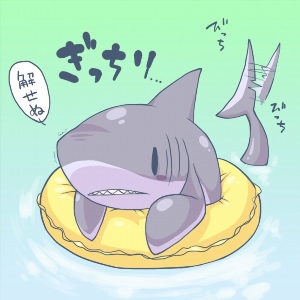 Рисунки акулы аниме