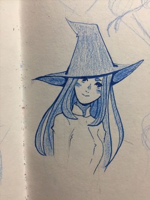 Легкие рисунки для ведьмочек и травниц