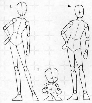 Легкий рисунок тело человека