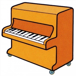 Пианино рисунок детский
