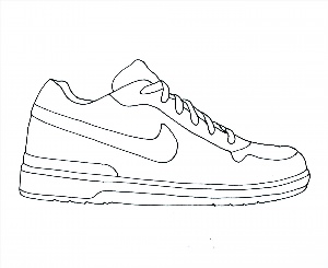 Рисунки карандашом кроссовки