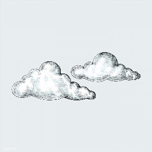 Рисунки карандашом облака