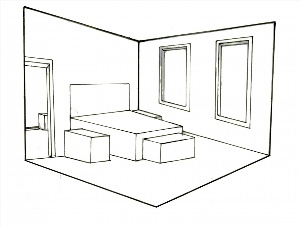 Как нарисовать комнату