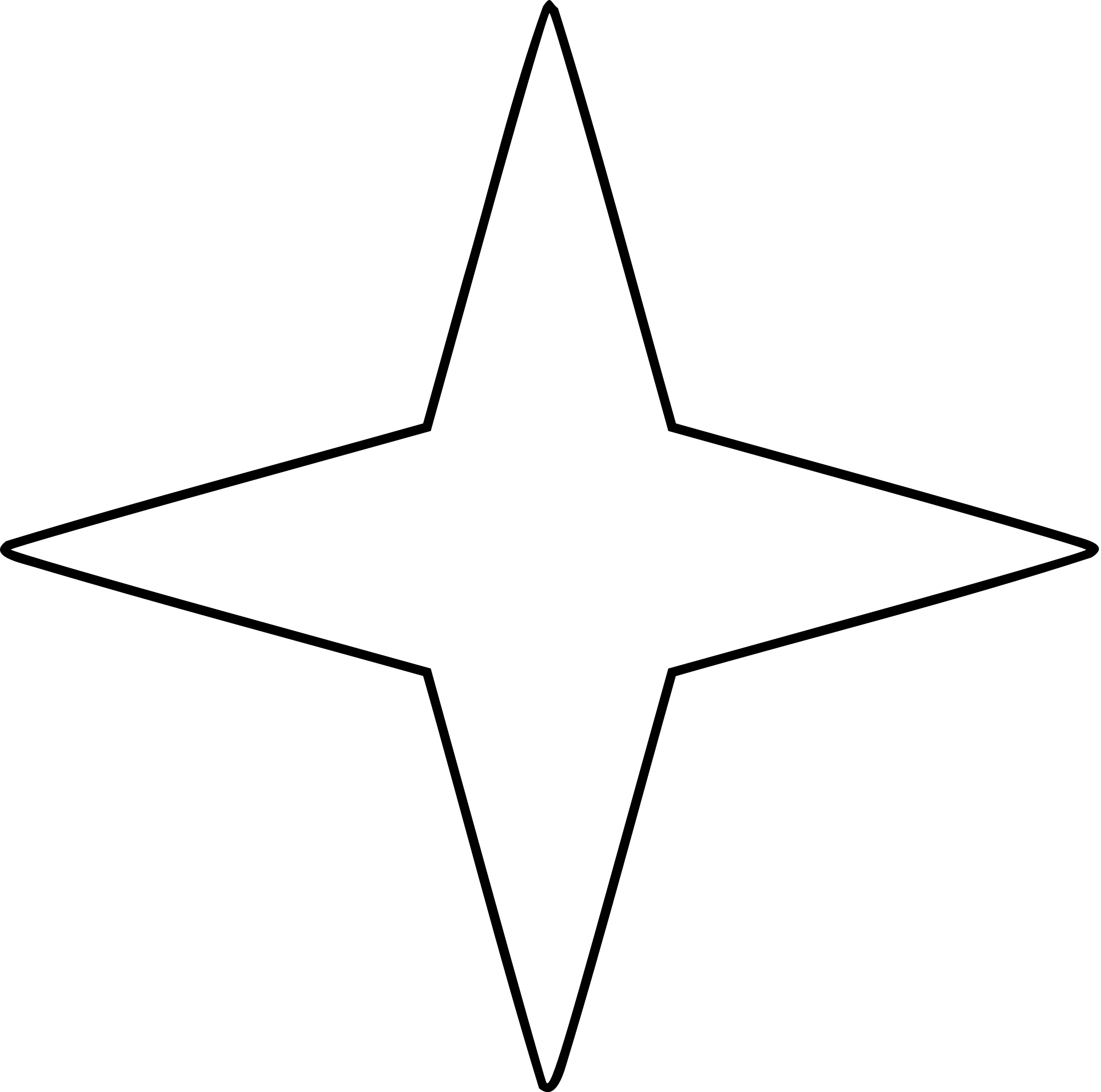 Четырехконечная звезда svg. Звезда четырехконечная контур. Чеырехконечнаязвезда конур. Звезда контурный рисунок. Космические звезды шаблоны для вырезания