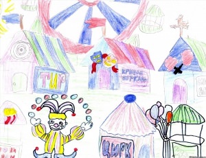 Детский рисунок ярмарка