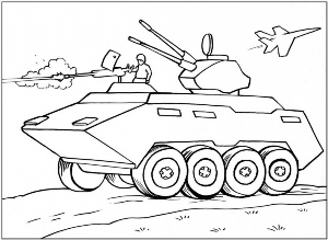 День защитника отечества рисунок танк