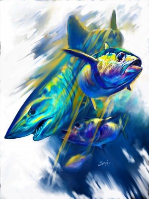 Рыба рисунок арт
