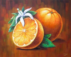 Апельсин рисунок гуашью