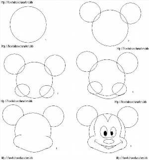 Как нарисовать мики