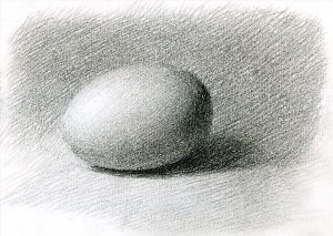 Рисунки карандашом яйцо