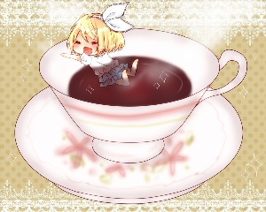 Чай рисунок аниме